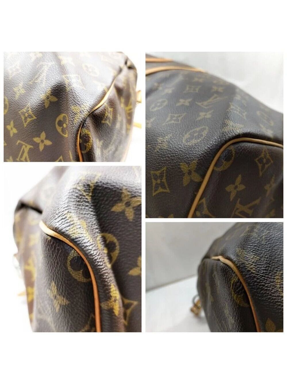 Louis Vuitton LV Boston Bag Keepall Bandouliere 60 Brown Monogram 630-052525 - Picture 6 of 13